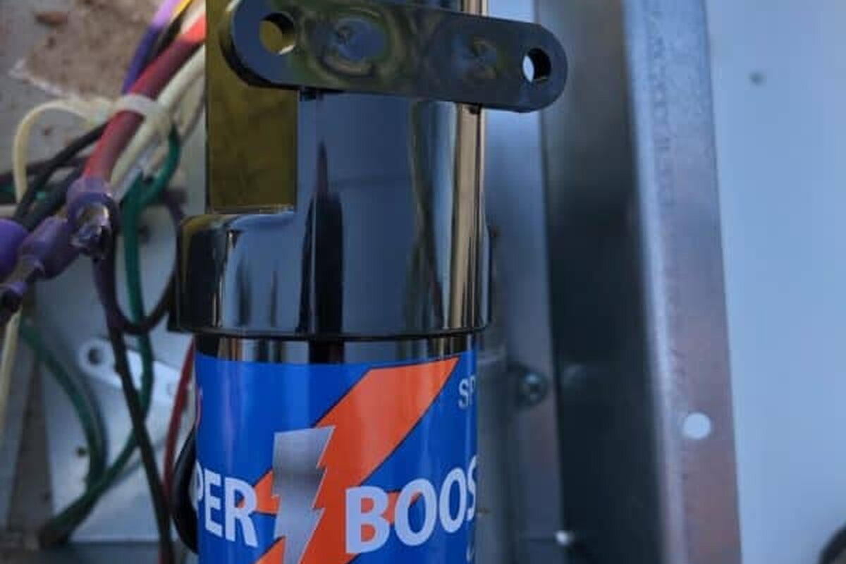 Soft Start Capacitor- Coleman Polar Cub Air Conditioner — project photograph from The Handy Camper