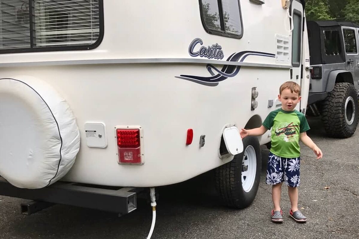 Water Colors: Clear, Grey, and Black — project photograph from The Handy Camper
